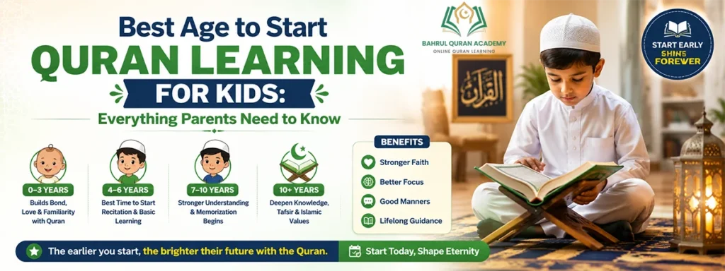 Best Age to Start Quran Learning for Kids